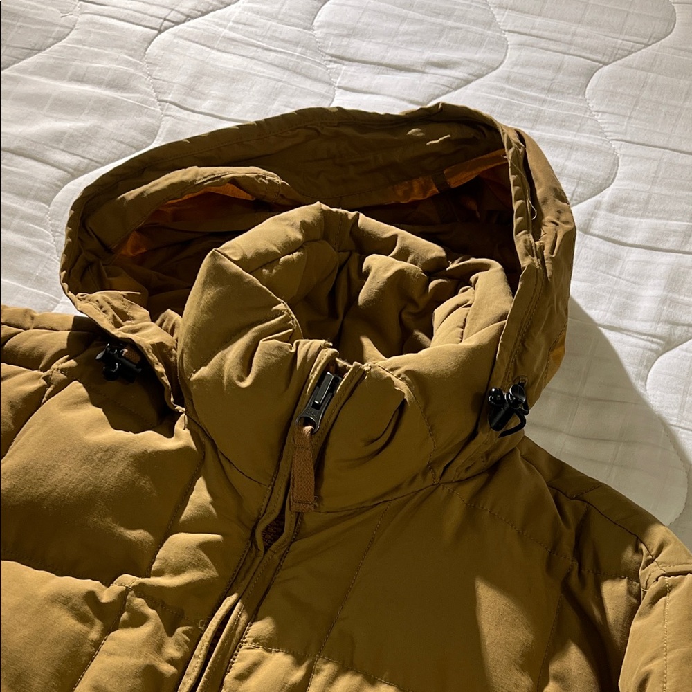 J. Crew Men's Quilted Puffer Jacket — Tan Caramel — Medium - Picture 5 of 8